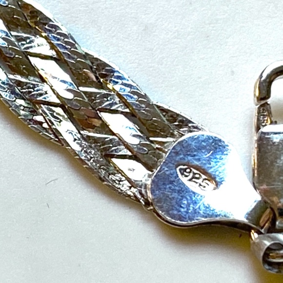 Sterling Silver Braided Chain - Picture 3 of 5
